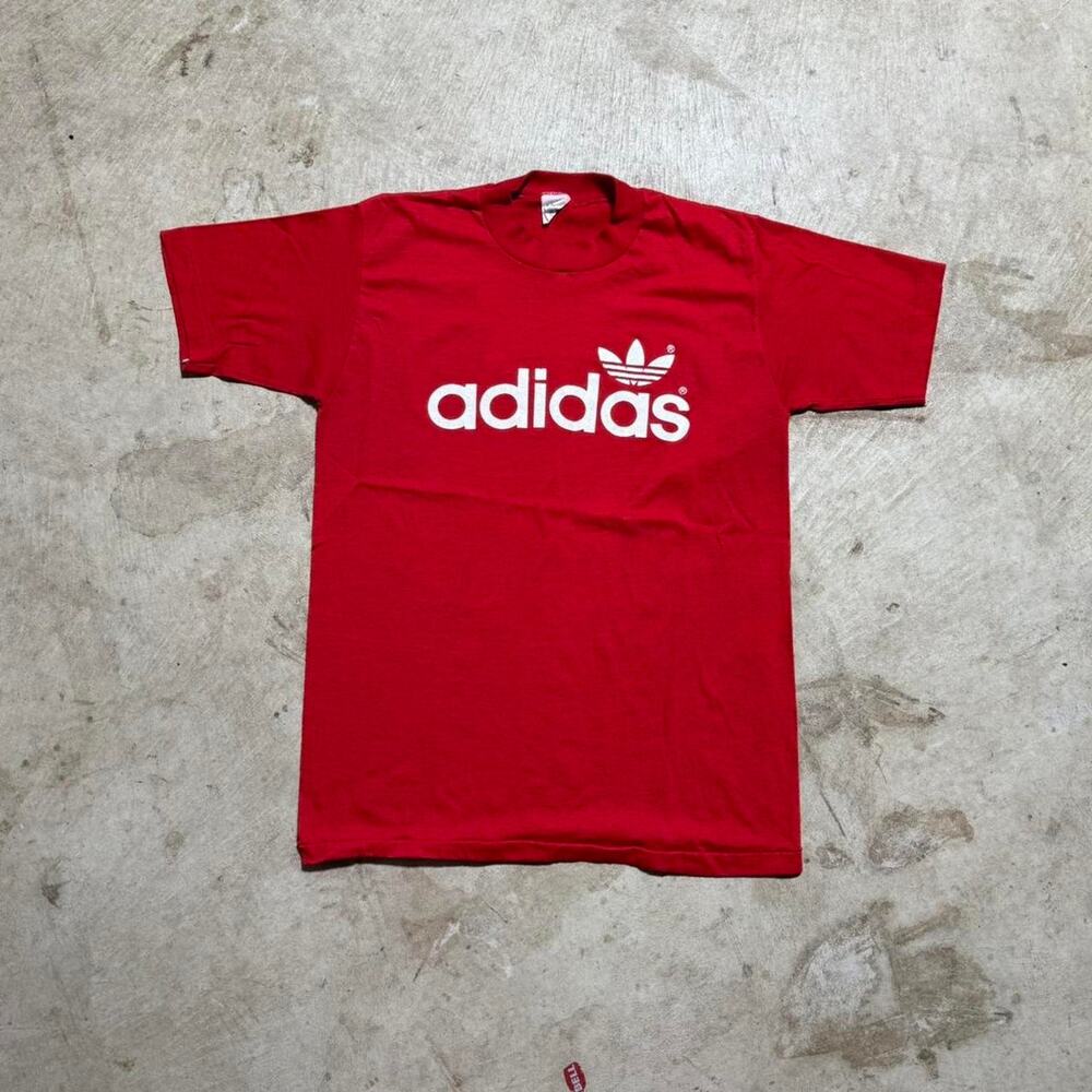 Vintage VTG 70’s 80’s Adidas Trefoil Single Stitch Graphic T-shirt